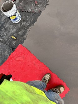 Laying down some Ashlor Slate pattern